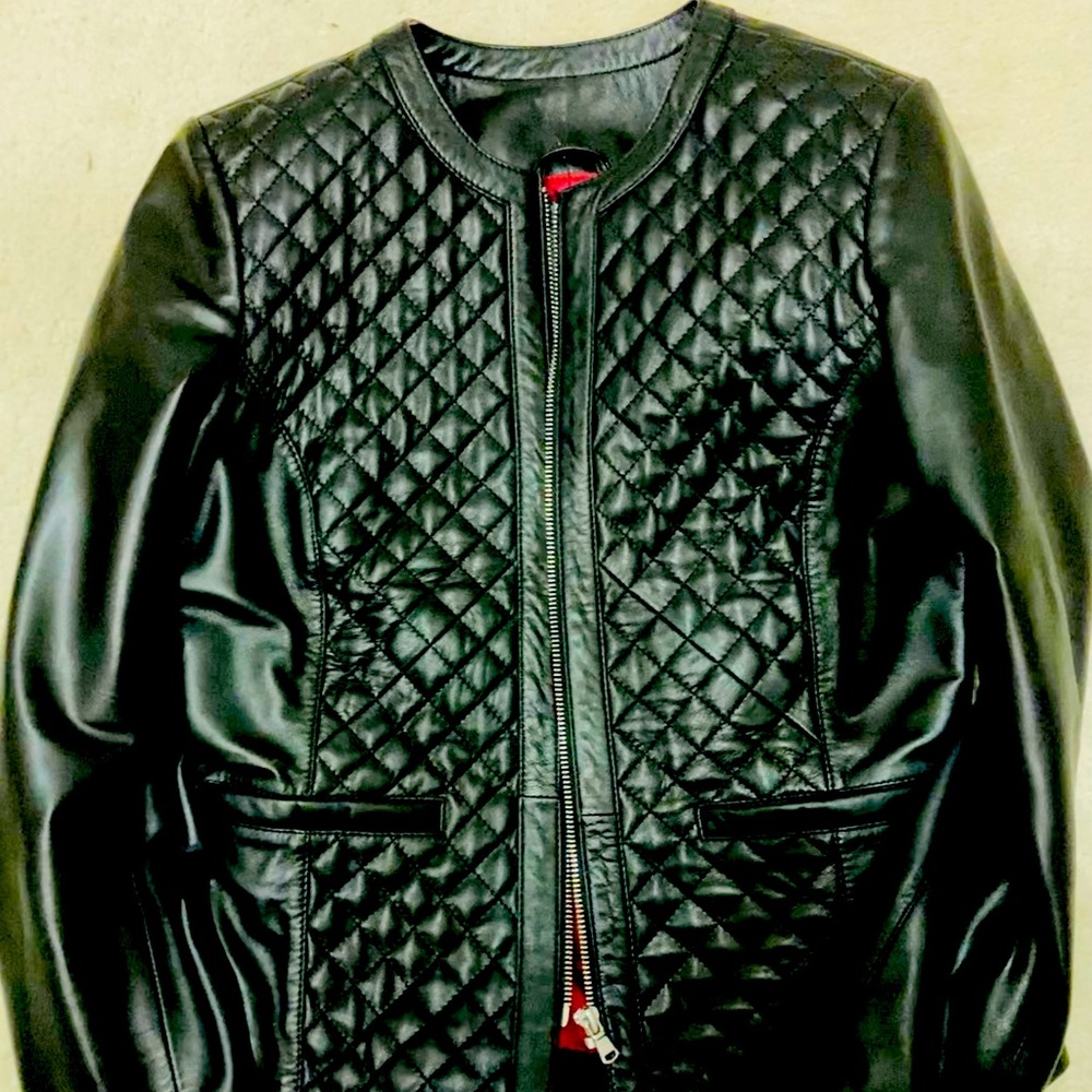 Black Gille Leather Jacket